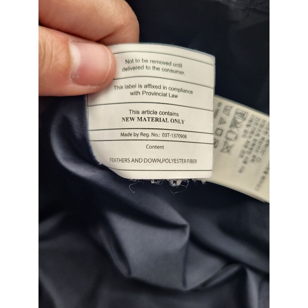 Hollister Puffer Coat Full Zip Hooded Blue Young Women's M Y2K Down, Polyester - Picture 6 of 12